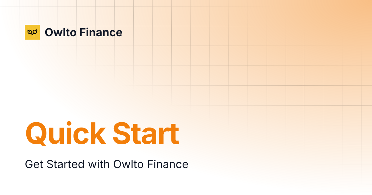 Quick Start | Owlto Finance